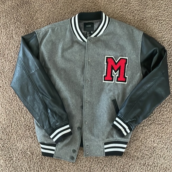 F21 Varsity/Letterman/Color block Jacket - Picture 1 of 8